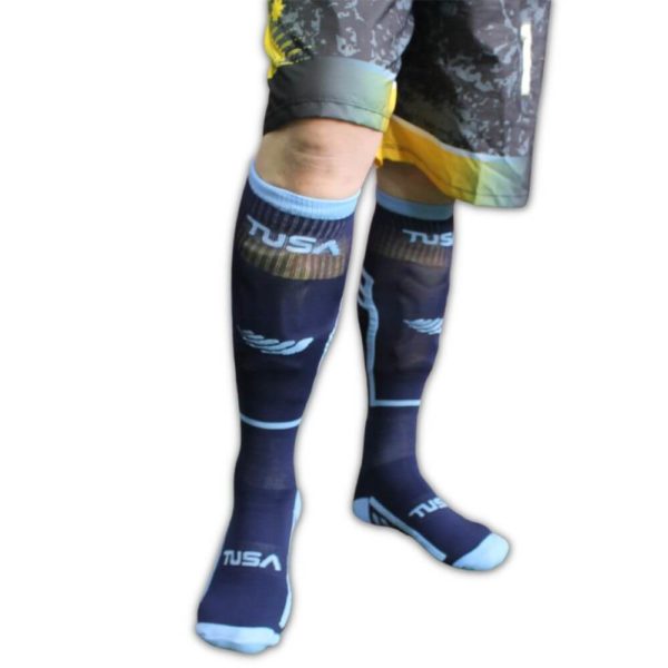 Media deportiva para fútbol y microfútbol REF-Azul